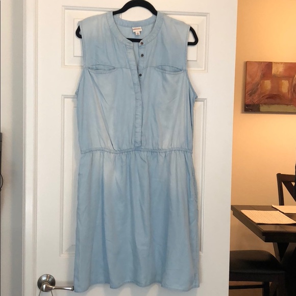 denim colored dress